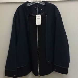 Ulla Popken Sz 5X EU 62/64 NWT coat zip